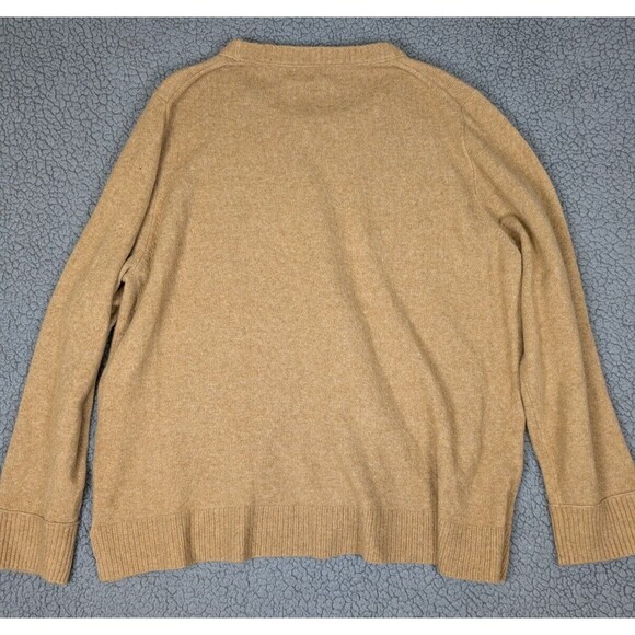 J.CREW Women's Crewneck Pullover Sweater In Extra Soft Yarn Wool Blend Camel 3X - Picture 4 of 11